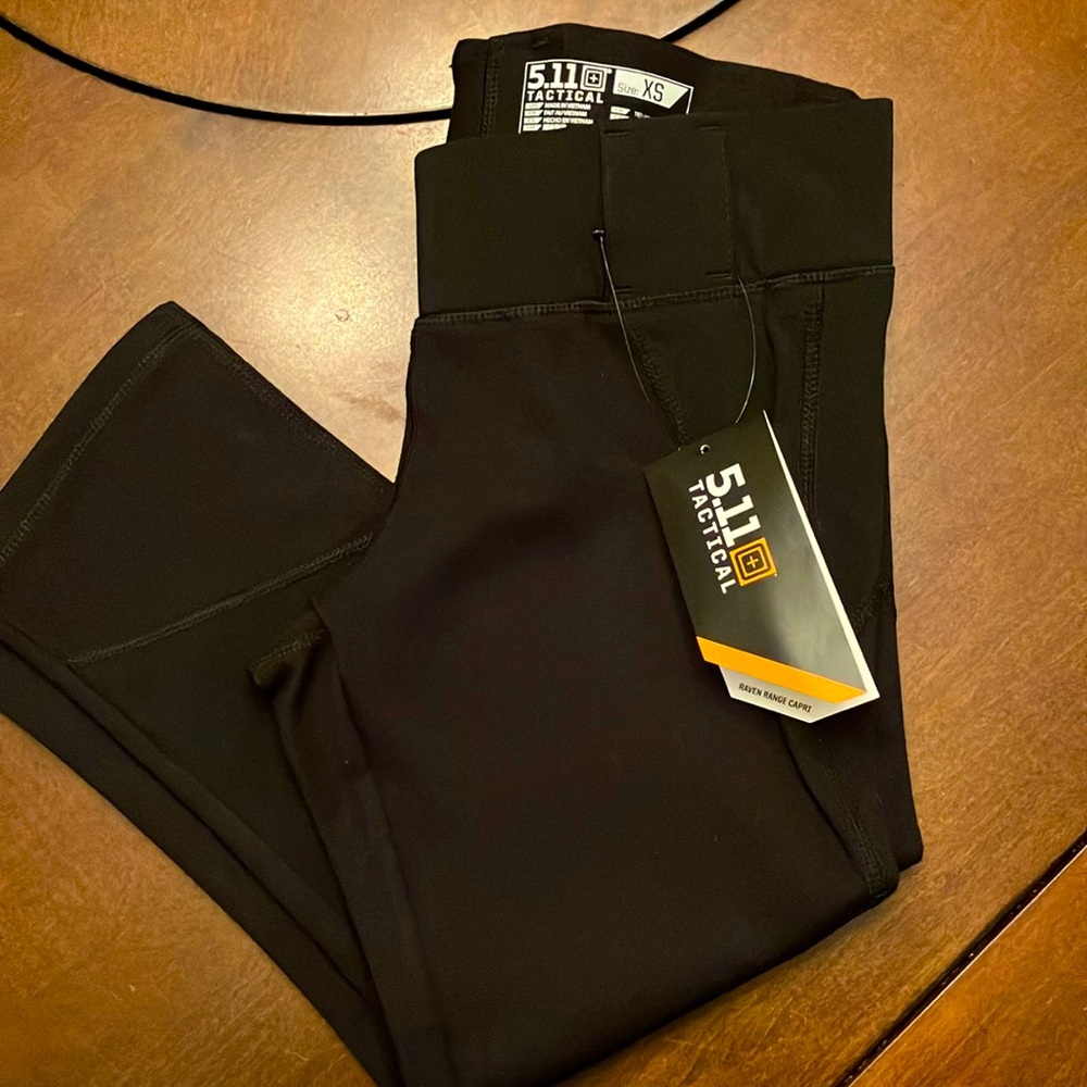 5.11 Tactical Women's Raven Range Capri Size XS Black